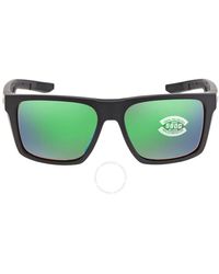 Costa Del Mar - Lido Green Mirror Polarized Glass Sunglasses 6s9104 910402 57 - Lyst
