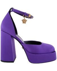 Versace - Medusa Aevitas Platform Pumps - Lyst