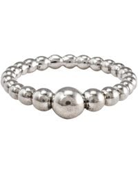 PANDORA - Sterling String Of Beads Ring Us 6) - Lyst