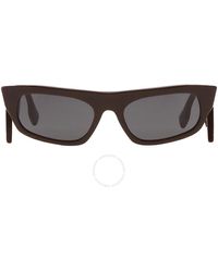 Burberry - Palmer Dark Grey Irregular Sunglasses Be4385 403787 55 - Lyst