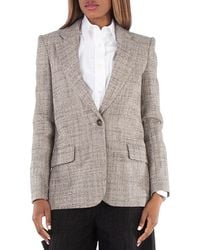 Stella McCartney - Ladies Single-Breasted Wide Blazer, Brand Size 40 (Us - Lyst