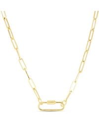 Kylie Harper - Ladies 14K Classic Carabiner Paperclip Chain Necklace - Lyst