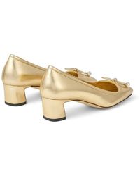 Jimmy Choo - Elme 45 Latte Nappa Leather Pumps - Lyst