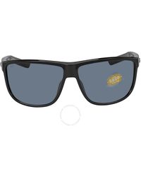 Costa Del Mar - Rincondo Grey Polarized Polycarbonate Sunglasses 6s9010 901003 61 - Lyst