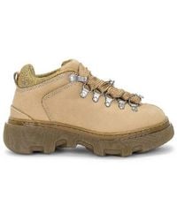 Burberry - Leather Trek Lace-Up Boots, Brand Size 36 Us - Lyst