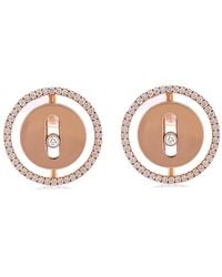 Messika - Lucky Move 18K Rose Diamond Earrings - Lyst