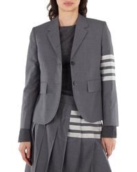 Thom Browne - Ladies Med 4-Bar Single-Breasted Blazer - Lyst