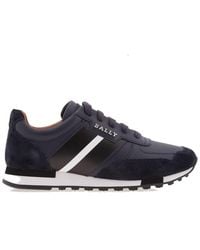 Bally - Glendy Leather Low-Top Sneakers - Lyst