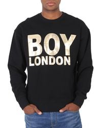 BOY London - Reflective Cotton Sweatshirt - Lyst