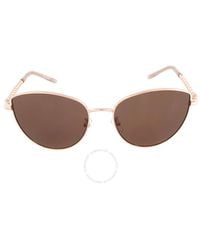 Tory Burch - Brown Cat Eye Sunglasses - Lyst