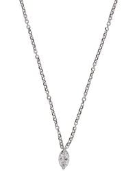 Brilliant Diamond - 14Kt 0.50 Carat Lab Grown Diamond Necklace For - Lyst
