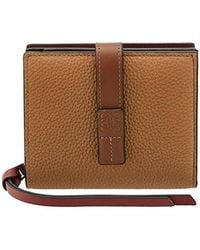 Loewe - Soft Grained Calfskin Compact Wallet - Lyst
