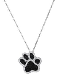Kylie Harper - Sterling Cubic Zirconia Cz Doggy Paw Pendant - Lyst
