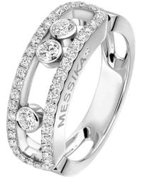Messika - Move Classique Pave Diamond Ring - Lyst