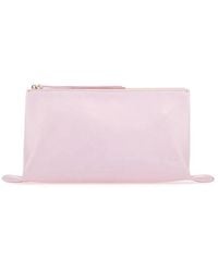 Jil Sander - Pastel Leather Medium Clutch - Lyst