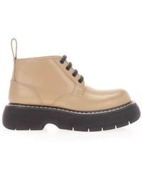 Bottega Veneta - The Bounce Lace-Up Boots - Lyst