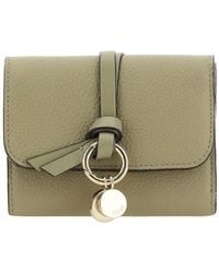 Chloé - Small Alphabet Tri-Fold Wallet - Lyst