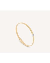 Marco Bicego - Diamond Pav Bangle Bracelet 18K Sg731_B_Yw_M5 - Lyst