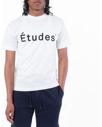 Etudes Studio - Wonder Logo Print Cotton T-Shirt - Lyst