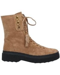 Tod's - Tod's Leather Ankle Boots - Lyst