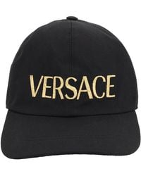 Versace - Embroidered Logo Baseball Cap - Lyst