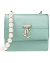 Jimmy Choo - Avenue Quad Xs Satin Shoulder Bag - Lyst