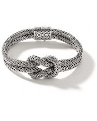 John Hardy - Classic Chain Manah Double Row Sterling Bracelet - Lyst