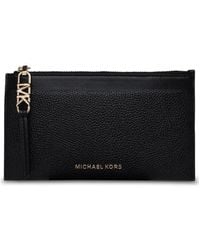 Michael Kors - Leather Card Holder - Lyst