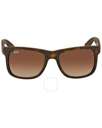 Ray-Ban - Justin Classic Gradient Square Sunglasses Rb4165 710/13 - Lyst