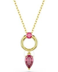 Swarovski - Mesmera-Tone Plated Pendant Necklace - Lyst