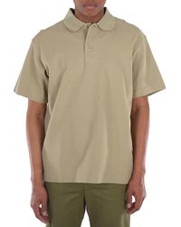 Burberry - Ekd Cotton Polo Shirt - Lyst