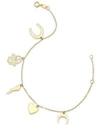 Tresorra - 14K Trend Charm Dangle Bracelet - Lyst