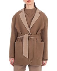 Max Mara - Mirko Oversized Reversible Jacket, Brand Size 38 Us - Lyst