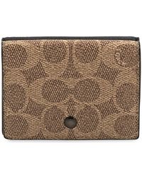 COACH - Trifold Origami Coin Wallet - Lyst