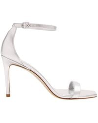 Stuart Weitzman - Nunakedcurve 85 Leather Sandals - Lyst