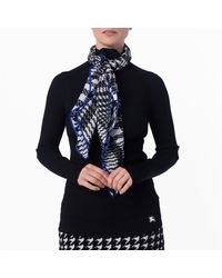 Burberry - Scarf Rib Knit Sweater - Lyst