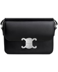 Celine - Shiny Calfskin Teen Triomphe Bag - Lyst