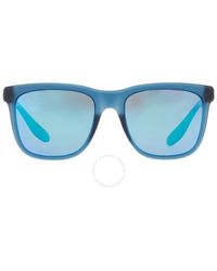 Maui Jim - Pehu Blue Hawaii Square Sunglasses B602-03 55 - Lyst