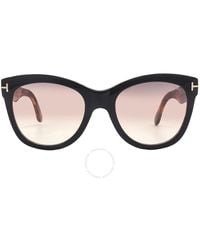 Tom Ford - Brown Cat Eye Sunglasses Ft0870 05f 54 - Lyst