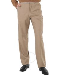 Burberry - Wool Cashmere And Linen English Fit Tailo Trousers - Lyst