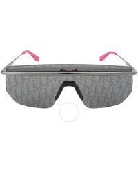 Dior - Smoke Mirror Logo Shield Sunglasses Motion M1i H0a8 00 - Lyst