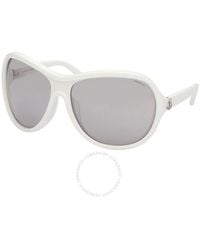 Moncler - Smoke Mirror Oversized Sunglasses Ml0284 21c 69 - Lyst
