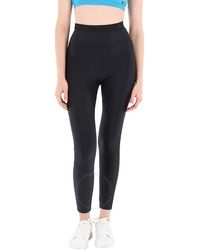 Moncler - Shiny Stretch Technical Jersey leggings - Lyst
