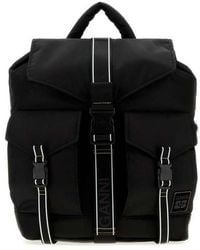 Ganni - Canvas Backpack Zaini - Lyst