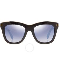 Tom Ford - Julie Mirrored Smoke Cat Eye Sunglasses Ft0685 01c - Lyst