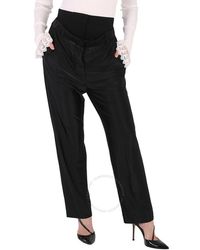 Burberry - Lombardy Double-waisted Jersey Pants - Lyst