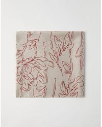 Brunello Cucinelli - Silk Floral Scarf - Lyst