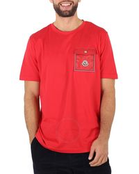Moncler - Short-sleeve Pocket T-shirt - Lyst