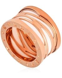 BVLGARI - B.Zero 1 18Kt Rose And Ring, Brand (Us Size 6 1/4) - Lyst