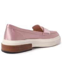 Tod's - Tod's Satin-Finish Effect Loafers - Lyst